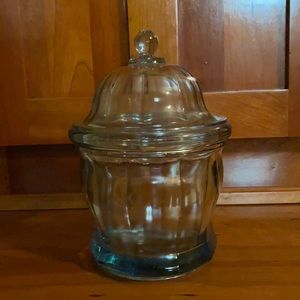 Vintage blue Indiana glass.